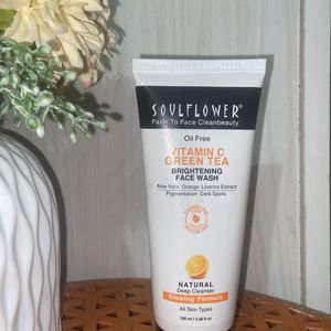 Soulflower Vitamin C Green Tea Facewash