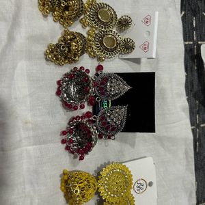 3 Earrings Combo Offer For Rs 200