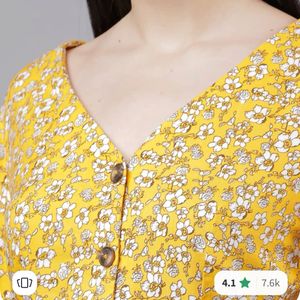 Yellow Summer Top