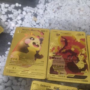 Pack Of 7 Golden Pokemon Cards At Low Price