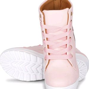 Pink Boots For Women Stylish With Tag