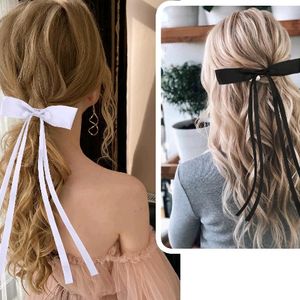 Cute Bow Clips With Long Tail