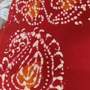 Batik Print Handloom Dupatta