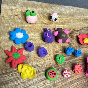 These Are Mini Handmade Soft Clay Items