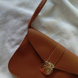 Tan Brown Stylish Sling Bag