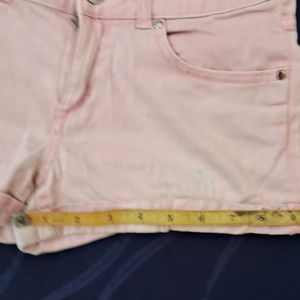 Girls H&M Pink Denim Shorts