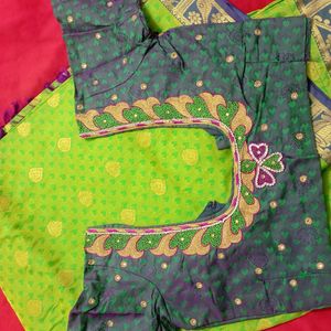 Banarasi Silk Saree With Blouse