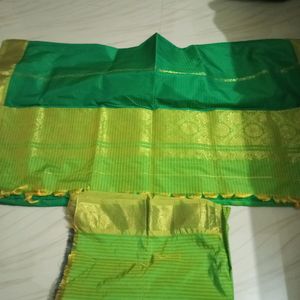 Green Pattu Saree