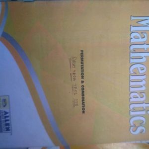 Jee Mains Advance Allen Short Notes