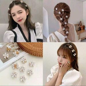 Pearl White Cute Princess Clips - 5