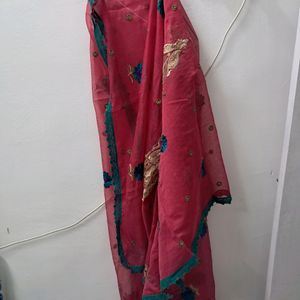 Patiala Salwar And HEAVY WORK DUPATTA