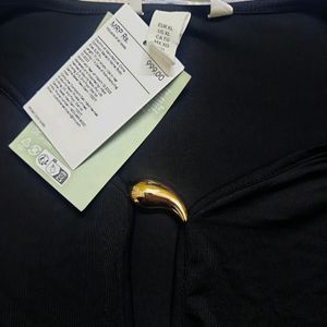 H&M Black BODYSUIT New With Tag