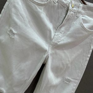 White Torn Jeans