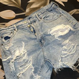 Light Blue Denim Cool Shorts