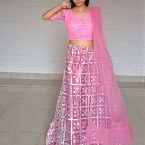 Pink Lehenga For Women