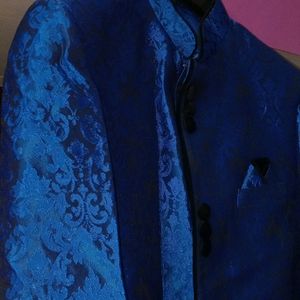 ROYAL BLUE SHERWANI