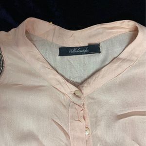 SALE Rose Pink studded top/shirt