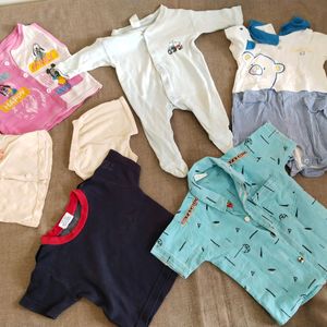 Combo Of New Born Baby Clothes