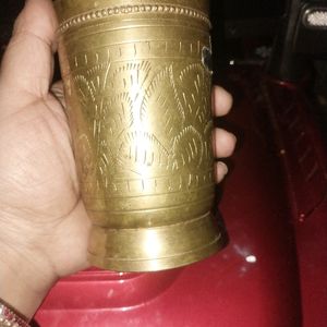 Pure Brass 35+years Old  Hand Crafted Glass