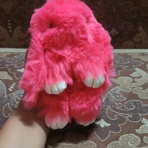 Rabbit Fabric Soft Toy Pink Colour