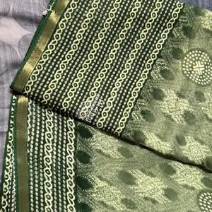 Four Sarees Combo With Blouse Pices