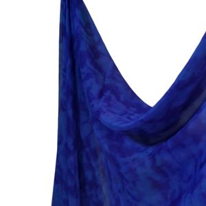 Blue Marble Leheriya Dupatta Tie And Dye