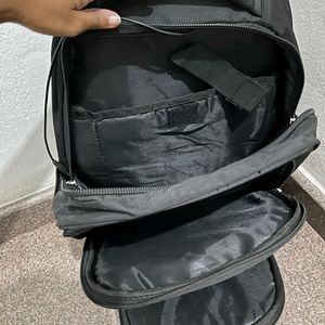 Flamingo's Laptop Bag/Backpack(Black)