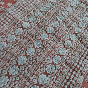 New georgette chikankari kurti