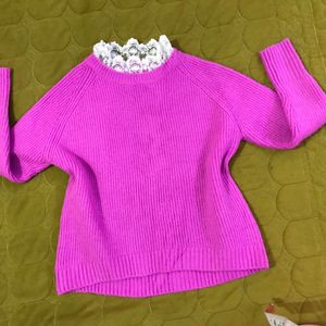 Magenta Pink Pullover Fits Bust 32-36