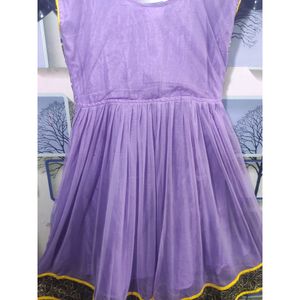 Frock In Purple Colour