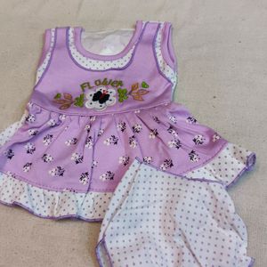 New Born Baby Frock For Pure Cotton