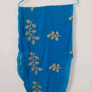 Dupatta Blue