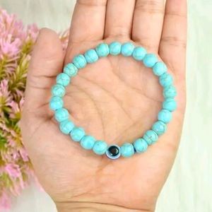 Turquoise Bracelet With Evil Eye Crystal ✅❤🆕🥳🎉