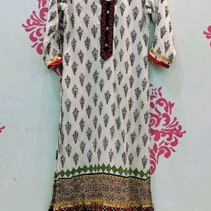 Kurta Set With Churidar Pajama And Dupatta