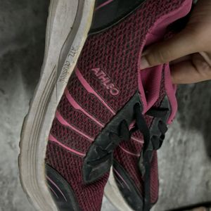 Pink Color Women Sports Shoe