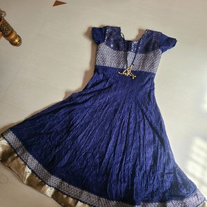 Anarkali Style Kurti With Pant And Dupatta