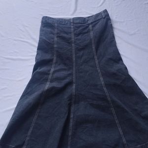 Charcoal Flared Mermaid Skirt