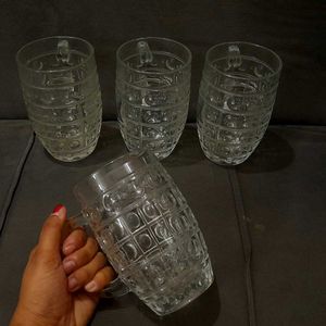 Beer Mug Set Of 4 Designer Luxurious