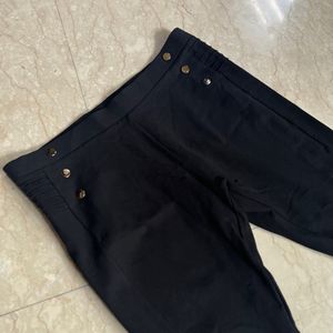 Jeggings With Gold Buttons