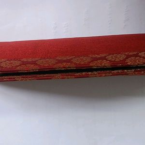 Brand New Avon Brocade Clutch - Crimson