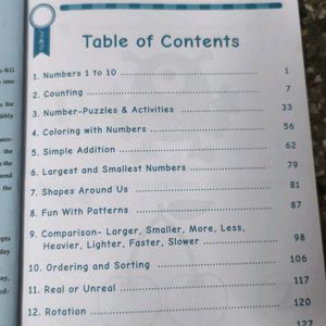 Number & Logic Book For Pre- Primary