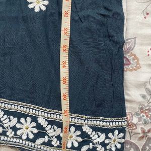 Grey Embroidery Kurti 🩶