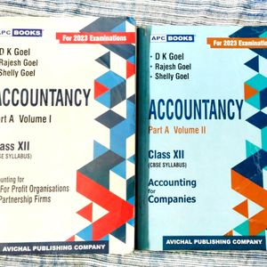 Combo Of 2 | DK Goel Accountancy Vol-1&2 Class-12