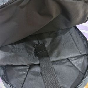 Grey Colored College Bag With Laptop Compartment