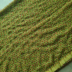 pretty olive saree.