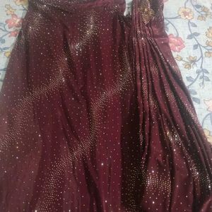 🔥Fix Price 🔥Wine Ready To Wear Saree🔥