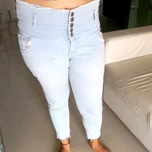 Sky Blue Jeans 👖 For Woman 34 Size