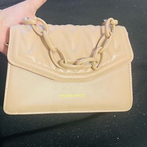 Beige Handbag