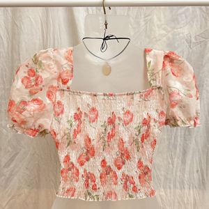 URBANIC Floral Printed Top