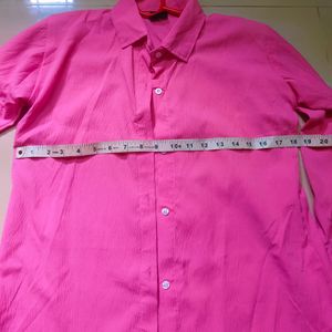 Oversized Pink Shirt